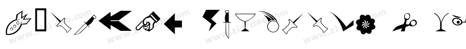 A&L Dingbats 2 Normal字体转换